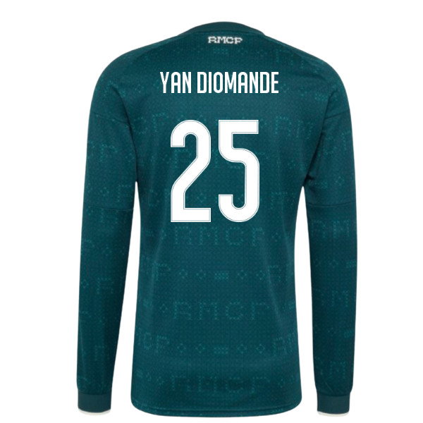 2026-2027 Real Madrid Long Sleeve Away Shirt (Yan Diomande 25)