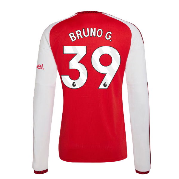 2026-2027 Arsenal Long Sleeve Home Shirt (Bruno G. 39)