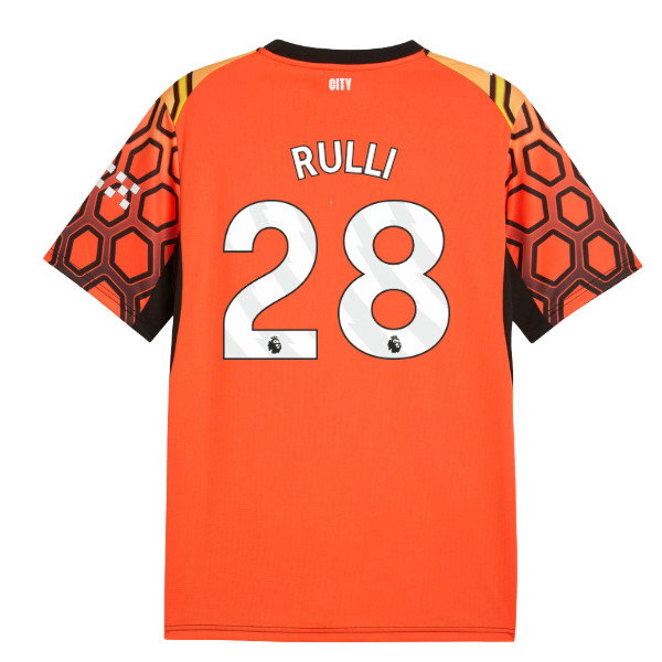 2026-2027 Man City Goalkeeper Shirt (Orange) (Rulli 28)
