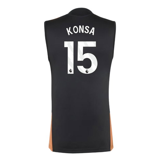 2026-2027 Arsenal Training Sleeveless Jersey (Black) (Konsa 15)