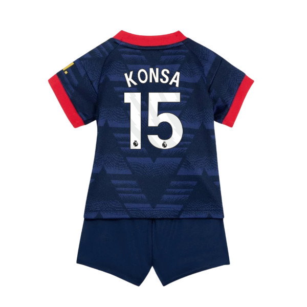 2026-2027 Arsenal Away Baby Kit (Konsa 15)