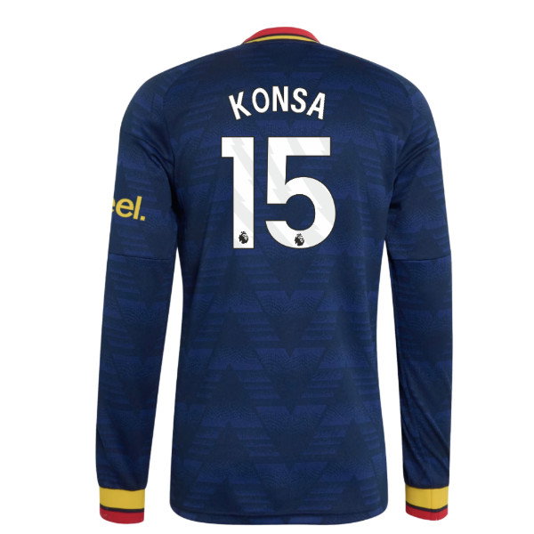 2026-2027 Arsenal Away Long Sleeve Shirt (Konsa 15)