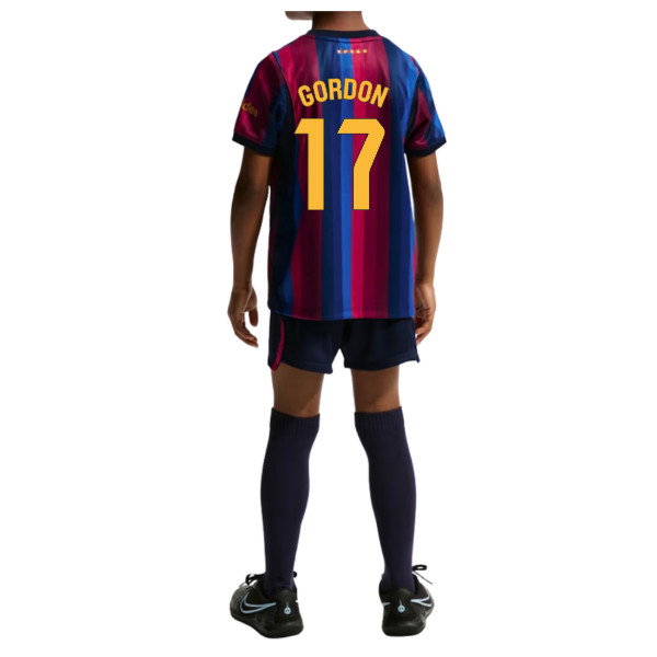 2026-2027 Barcelona Home Little Kids Mini Kit (Gordon 17)