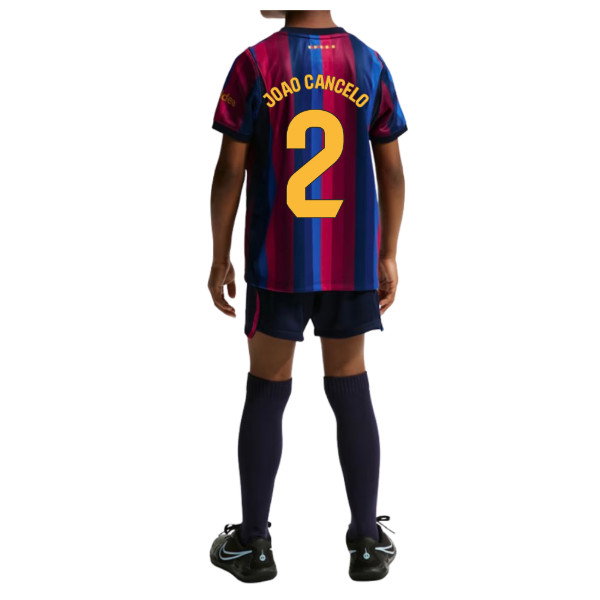 2026-2027 Barcelona Home Little Kids Mini Kit (Joao Cancelo 2)