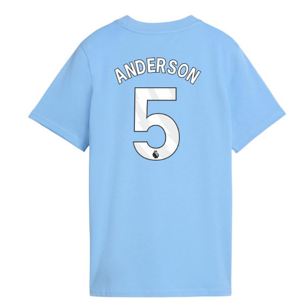 2026-2027 Man City FtblCulture Tee (Light Blue) - Kids (Anderson 5)