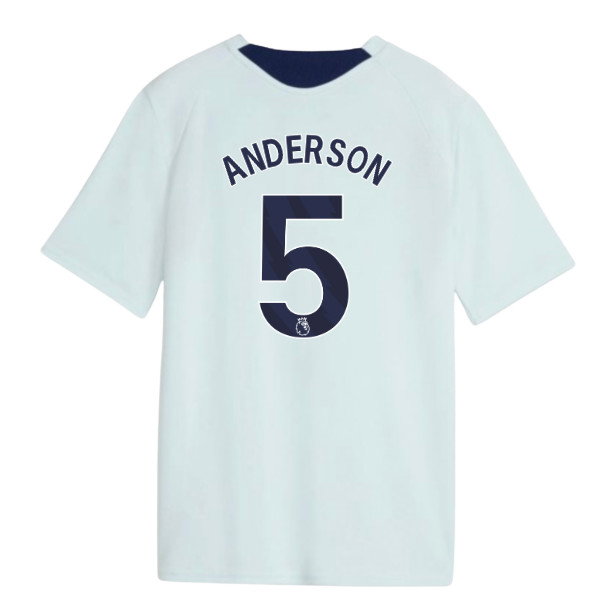 2026-2027 Man City Training Jersey (Dewdrop) - Kids (Anderson 5)