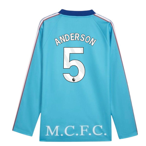 2026-2027 Man City KING Jersey LS (Blue) (Anderson 5)