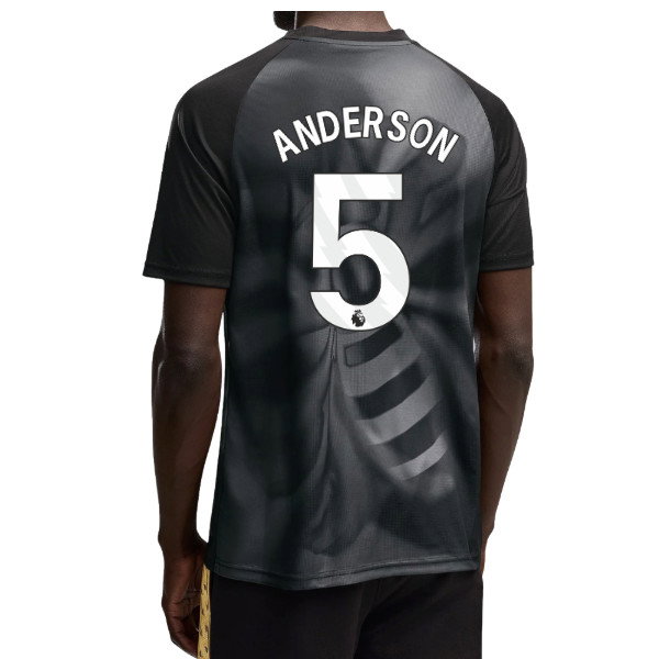 2026-2027 Man City Warm Up Jersey (Black) (Anderson 5)
