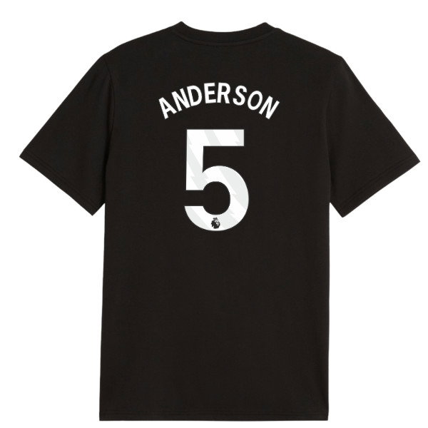 2026-2027 Man City FtblCulture Tee (Black) - Kids (Anderson 5)