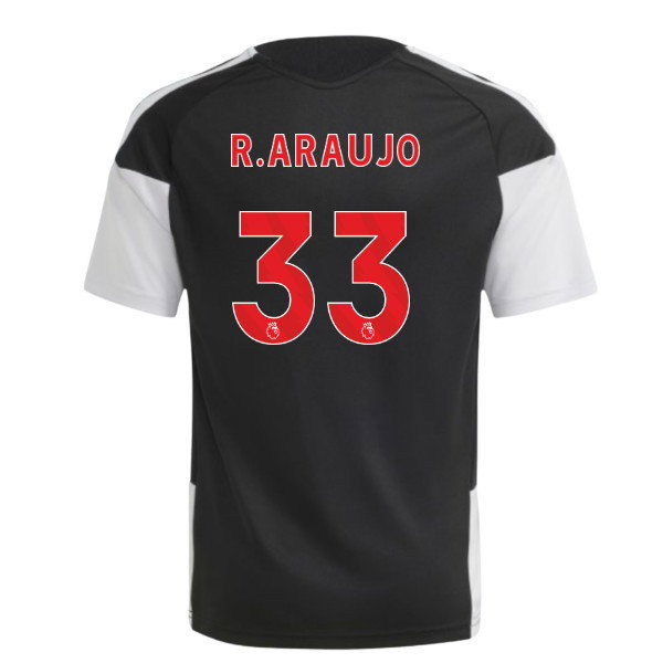 2026-2027 Liverpool Training Jersey (Black) - Kids (R.Araujo 33)