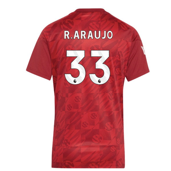 2026-2027 Liverpool Pre-Match Warm Up Shirt (Active Maroon) - Womens (R.Araujo 33)