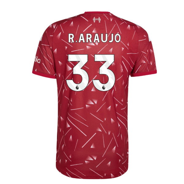 2026-2027 Liverpool Authentic Home Shirt (R.Araujo 33)