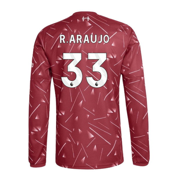 2026-2027 Liverpool Long Sleeve Home Shirt (Kids) (R.Araujo 33)