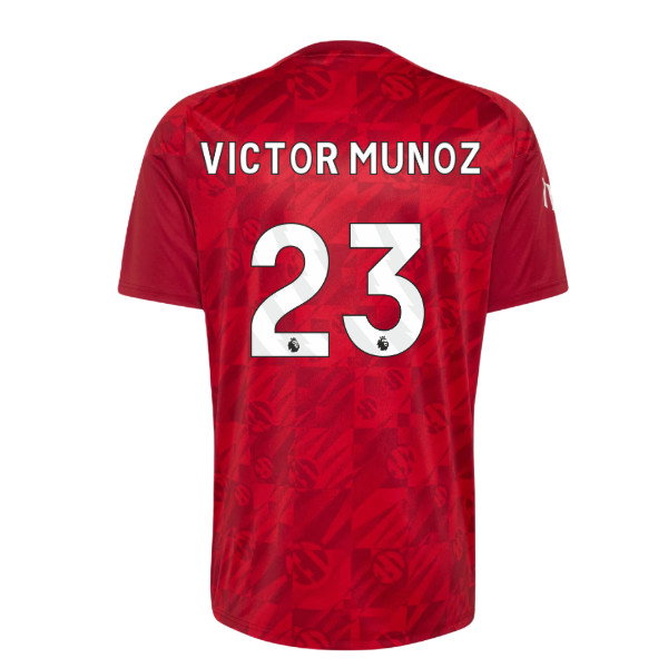 2026-2027 Liverpool Pre-Match Warm Up Shirt (Active Maroon) (Victor Munoz 23)