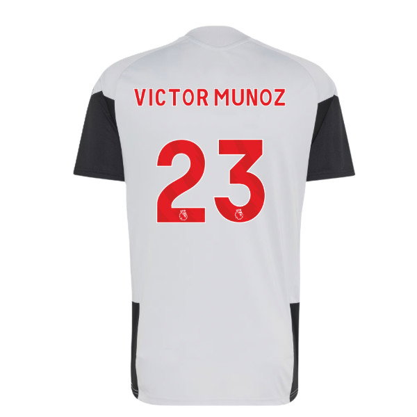 2026-2027 Liverpool Training Jersey (Dash Grey) (Victor Munoz 23)