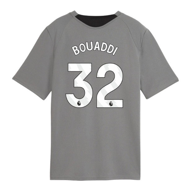 2026-2027 Man City Training Jersey (Cast Iron) - Kids (Bouaddi 32)