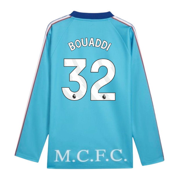 2026-2027 Man City KING Jersey LS (Blue) (Bouaddi 32)