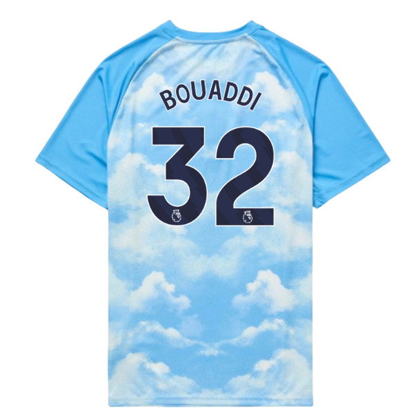 2026-2027 Man City Warm Up Jersey (Icy Blue) (Bouaddi 32)