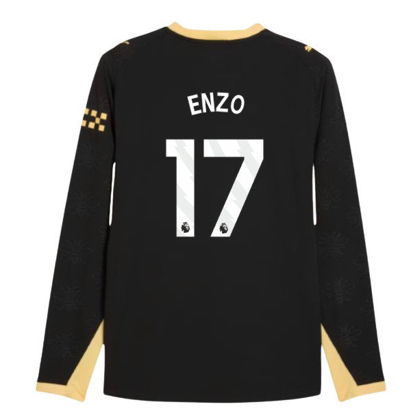 2026-2027 Man City Authentic Long Sleeve Away Shirt (Enzo 17)