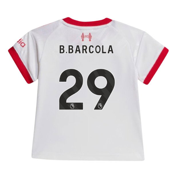2026-2027 Liverpool Away Mini Kit (B.Barcola 29)