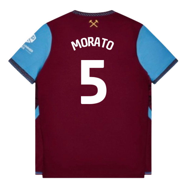 2026-2027 West Ham Home Shirt (Morato 5)