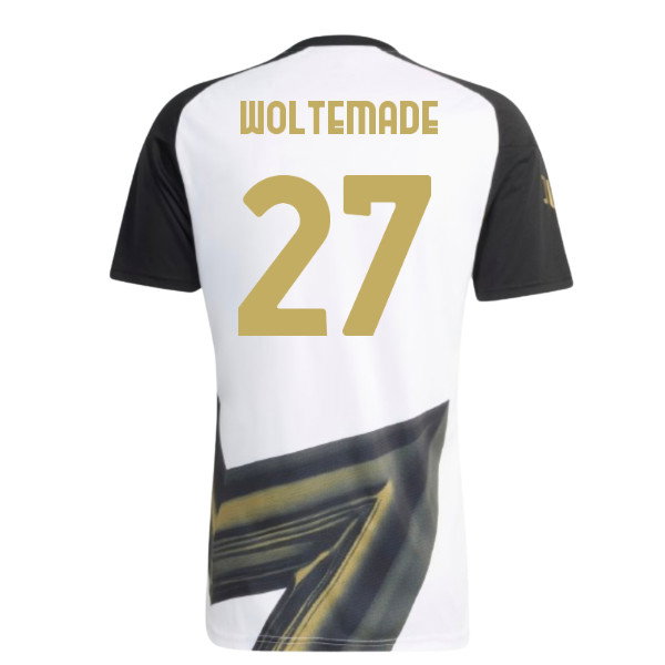 2026-2027 Juventus Pre-Match Shirt (White) (Woltemade 27)