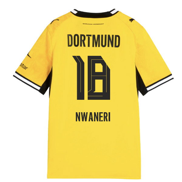 2026-2027 Borussia Dortmund Home Shirt (Kids) (Nwaneri 18)