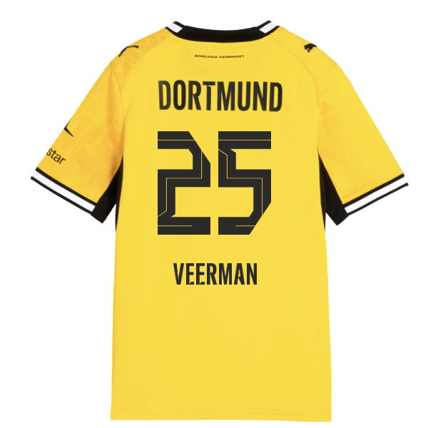2026-2027 Borussia Dortmund Home Shirt (Kids) (Veerman 25)