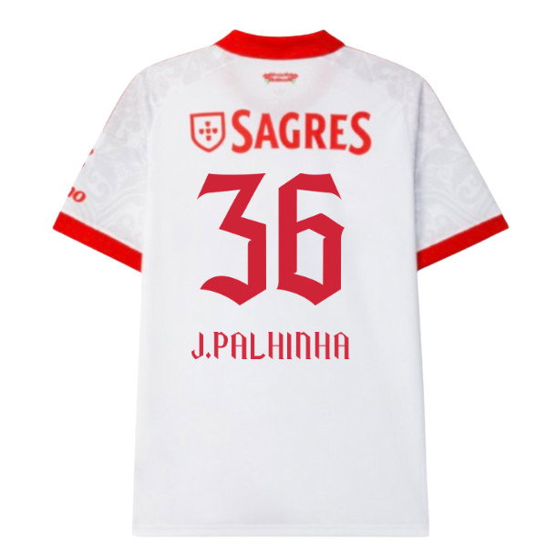 2026-2027 Benfica Away Shirt (Kids) (J.Palhinha 36)