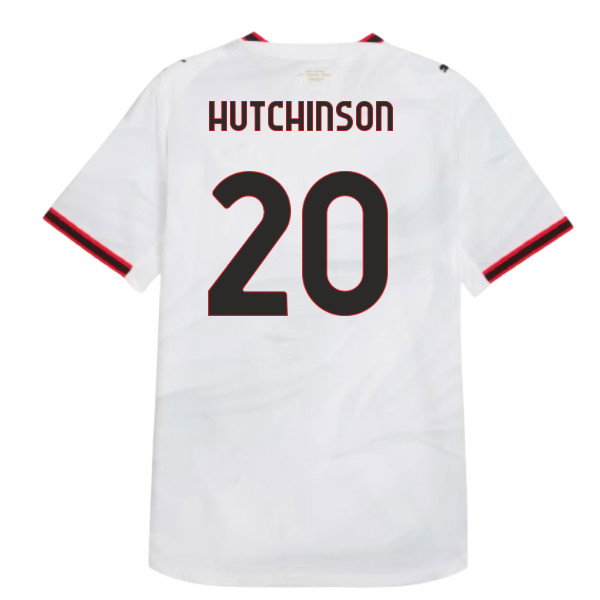 2026-2027 AC Milan Authentic Away Shirt (Hutchinson 20)