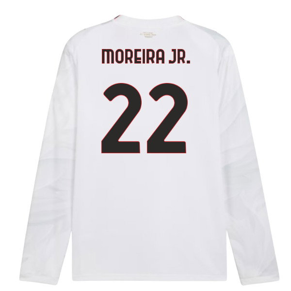 2026-2027 AC Milan Long Sleeve Away Shirt (Moreira Jr. 22)