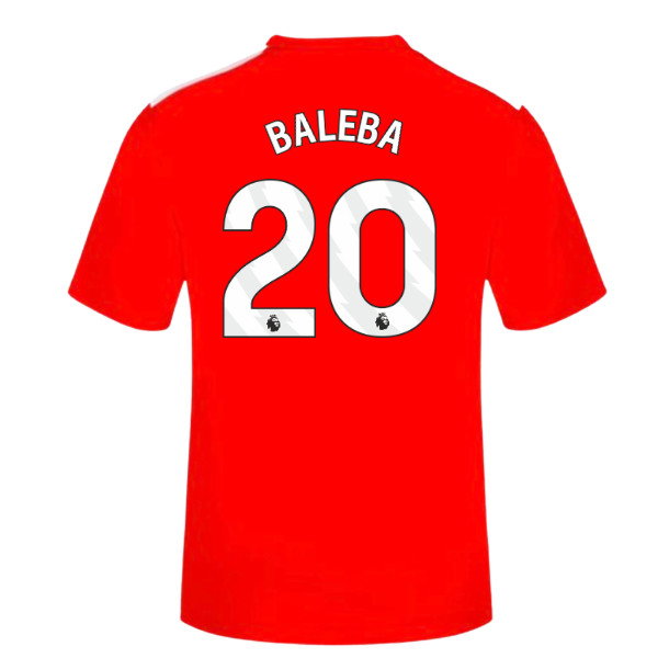 2026-2027 Manchester United Home FAN Shirt (Kids) (Baleba 20)
