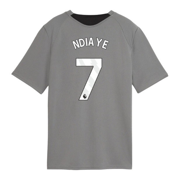 2026-2027 Man City Training Jersey (Cast Iron) - Kids (Ndiaye 7)