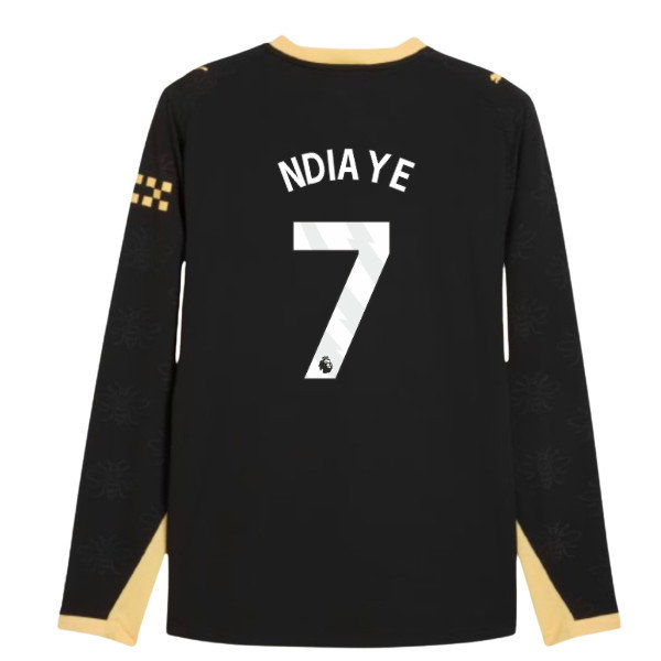 2026-2027 Man City Authentic Long Sleeve Away Shirt (Ndiaye 7)