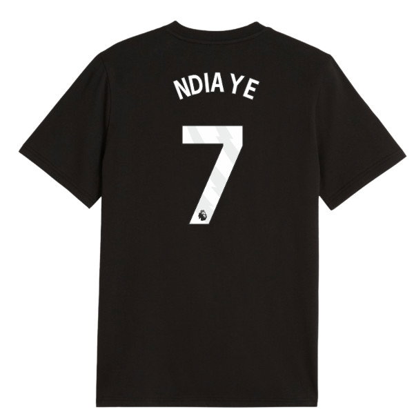 2026-2027 Man City FtblCulture Tee (Black) - Kids (Ndiaye 7)