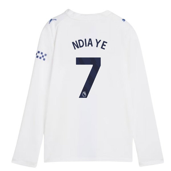 2026-2027 Man City Third Long Sleeve Shirt (Kids) (Ndiaye 7)