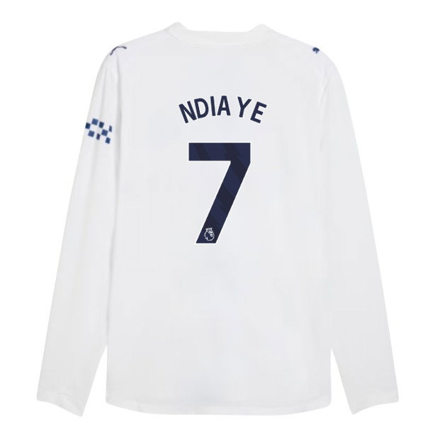 2026-2027 Man City Authentic Long Sleeve Third Shirt (Ndiaye 7)
