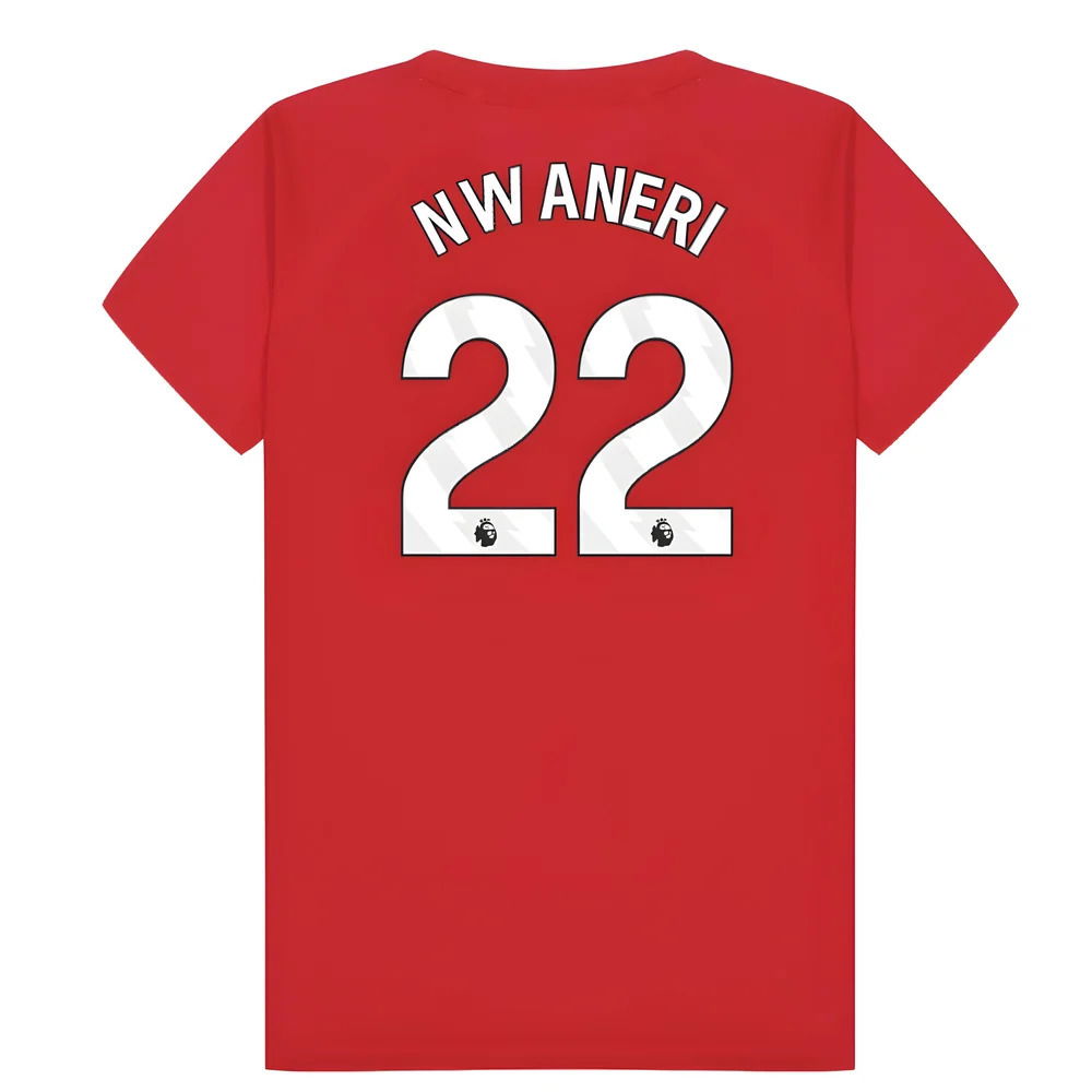 Arsenal Poly T-Shirt (Red) - Kids (Nwaneri 22)