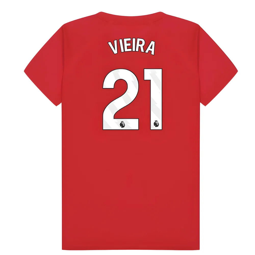 Arsenal Poly T-Shirt (Red) - Kids (Vieira 21)