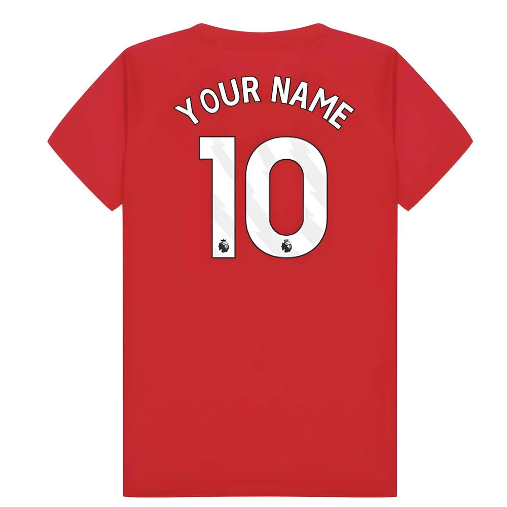 Arsenal Poly T-Shirt (Red) - Kids (Your Name)