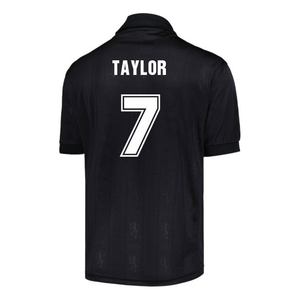 Aston Villa 1996 Black Out Retro Shirt (Taylor 7)