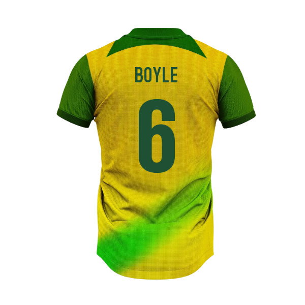 Australia Socceroos Home Supporter Jersey Adult Short Sleeve (Boyle 6)