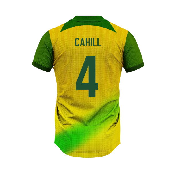 Australia Socceroos Home Supporter Jersey Adult Short Sleeve (Cahill 4)