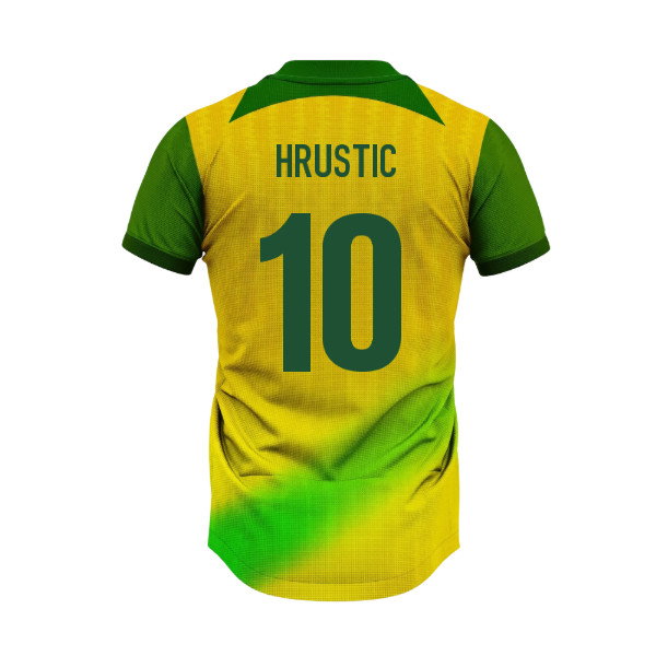 Australia Socceroos Home Supporter Jersey Adult Short Sleeve (Hrustic 10)