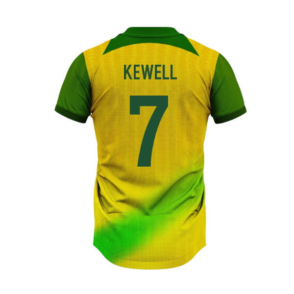 Australia Socceroos Home Supporter Jersey Adult Short Sleeve (Kewell 7)