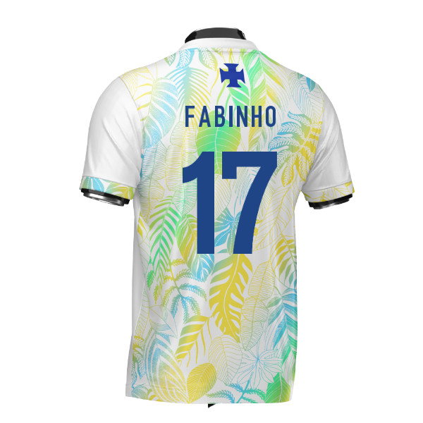 Brazil DNA White Concept Football Jersey (Wolvate) Adult Short Sleeve (Fabinho 17)