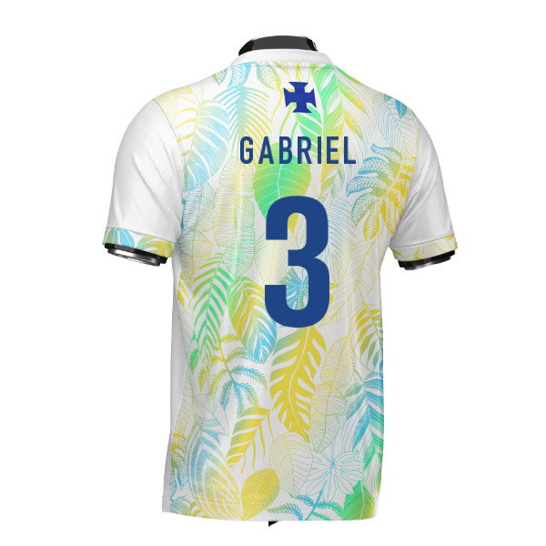 Brazil DNA White Concept Football Jersey (Wolvate) Adult Short Sleeve (Gabriel 3)