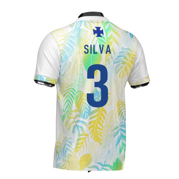 Brazil DNA White Concept Football Jersey (Wolvate) Adult Short Sleeve (Silva 3)