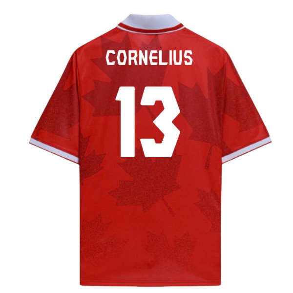 Canada UMBRO World Cup 26 Football Shirt (Cornelius 13)
