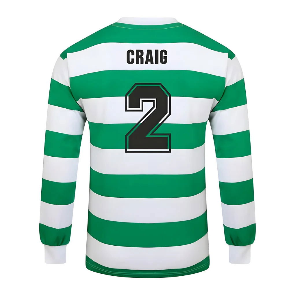 Celtic 1967 European Cup Winners Long Sleeve Retro Shirt (Craig 2)